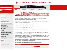 Tablet Screenshot of cmmilitaryantiques.com